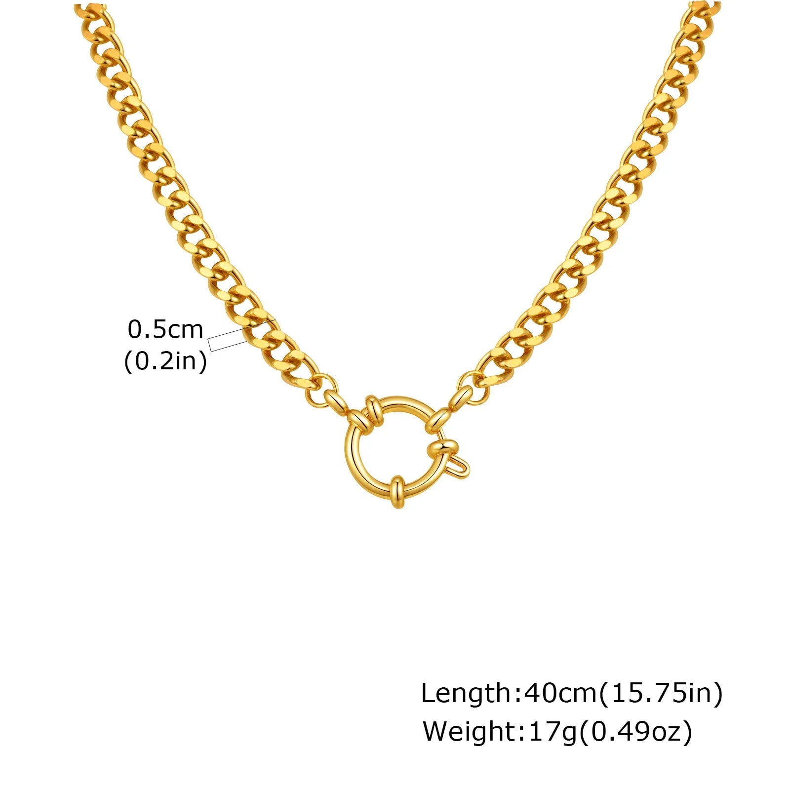 Celine Gold Paperclip Set