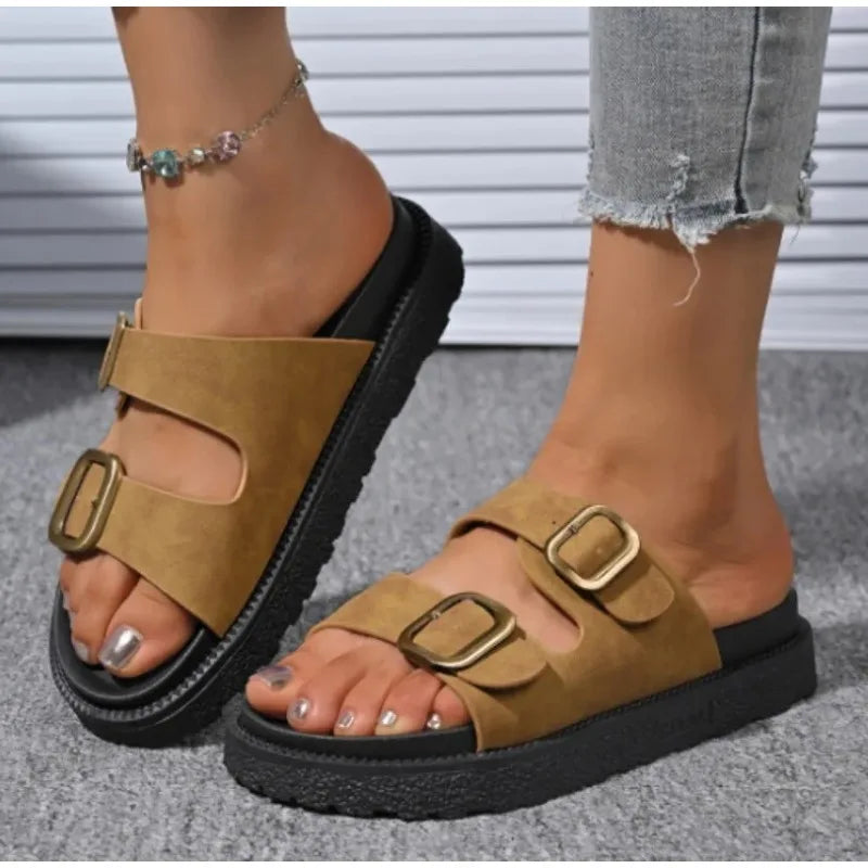Camila Buckle Strap Sandals