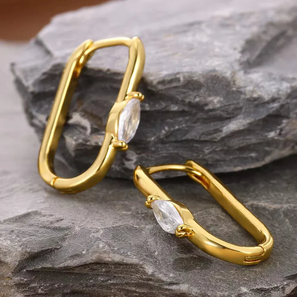 Alina Square Earrings