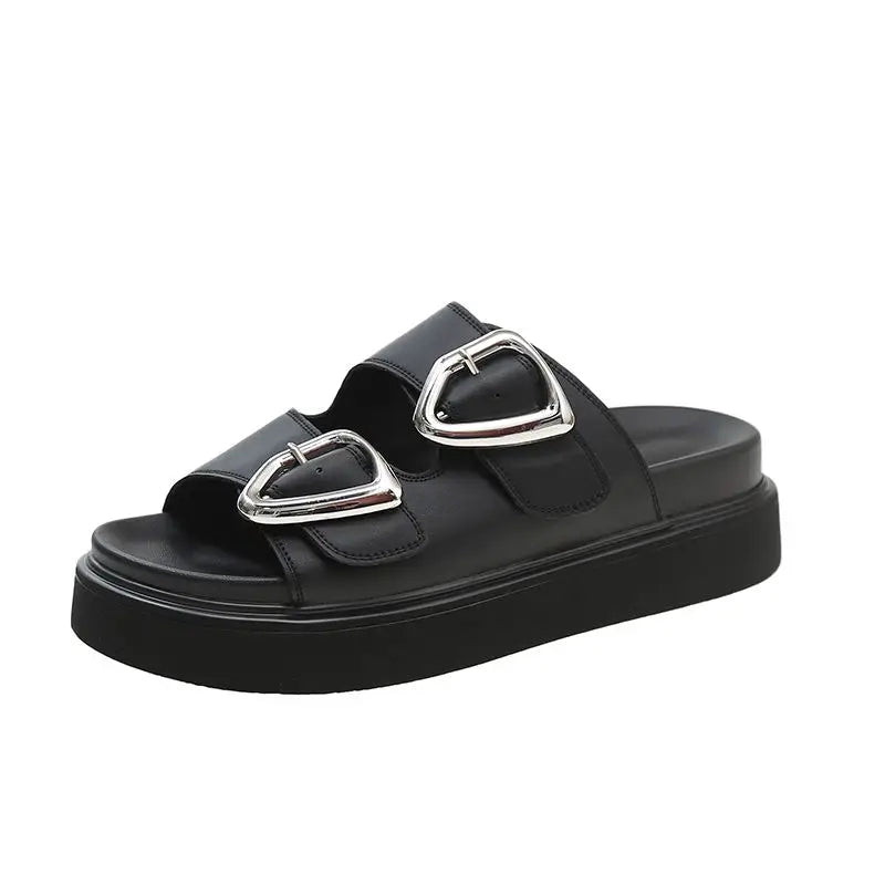 Noa Rubber Platform Slides