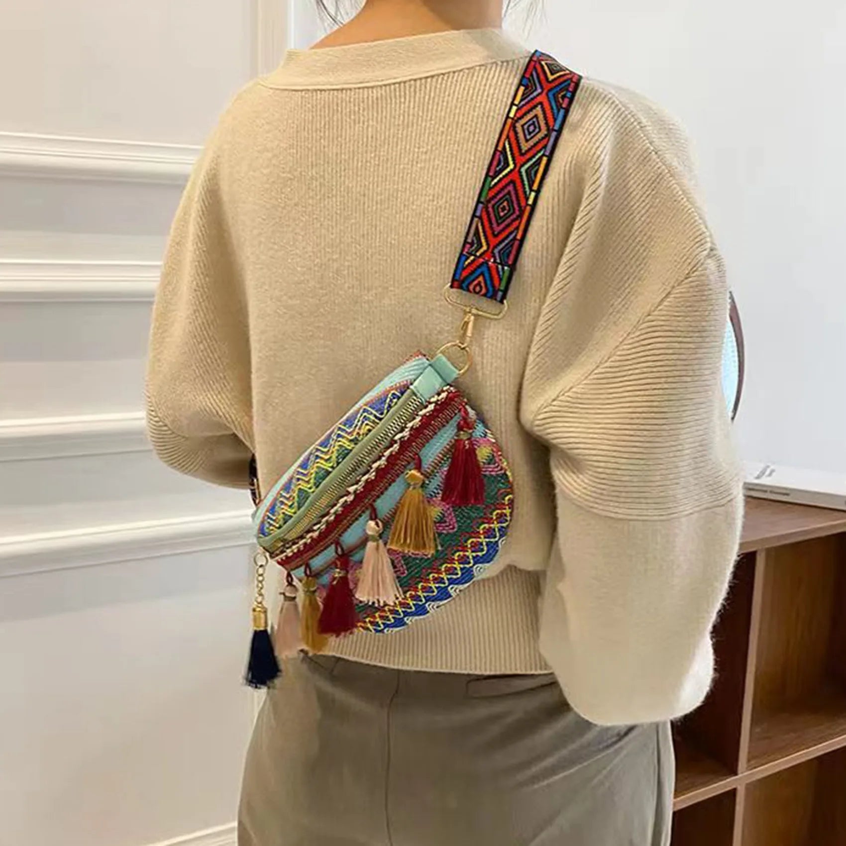 Freya Tassel Crossbody