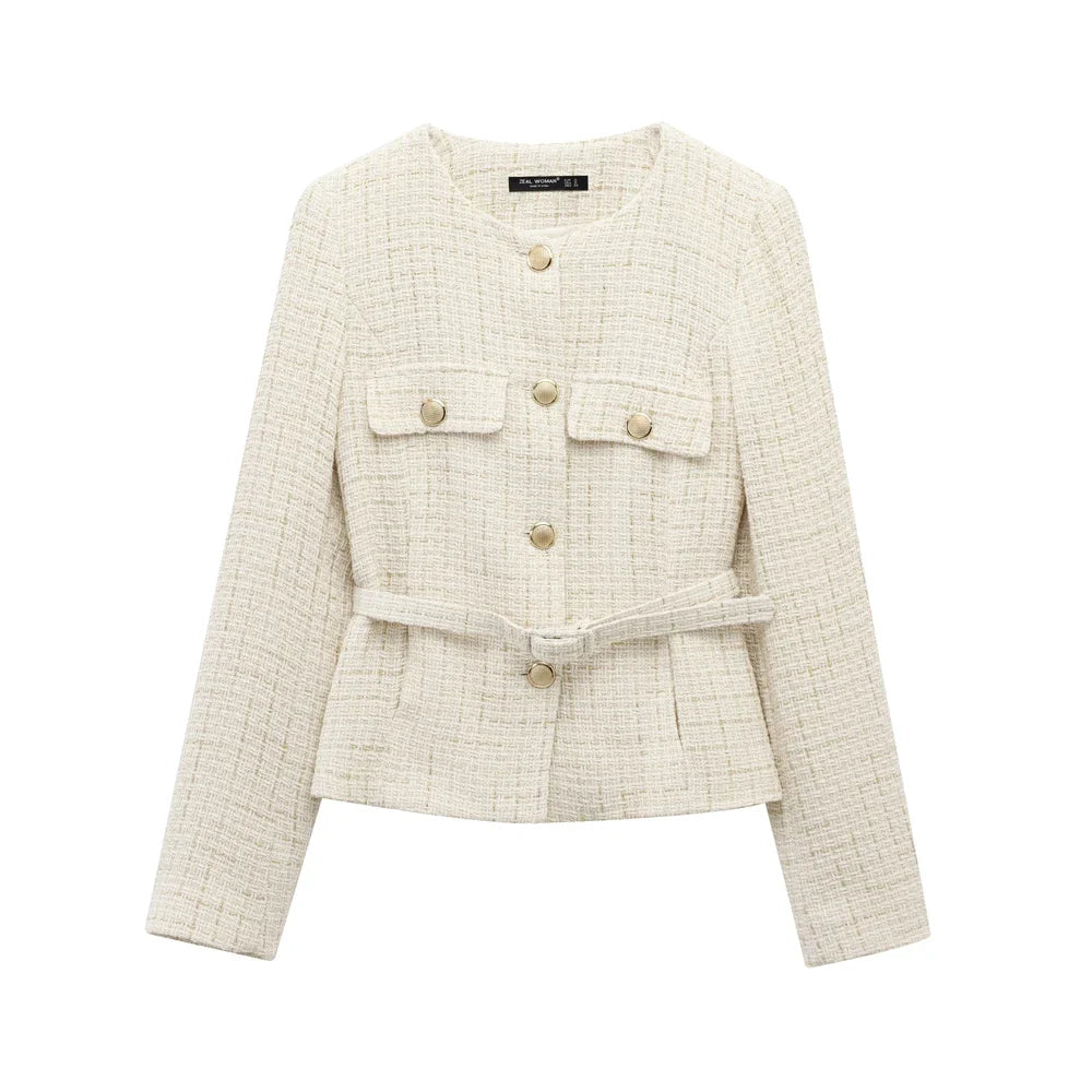 Amélie Cream Tweed Jacket