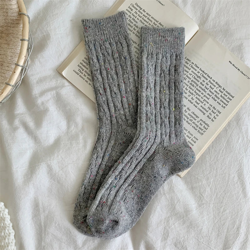 Aria Wool Crew Socks
