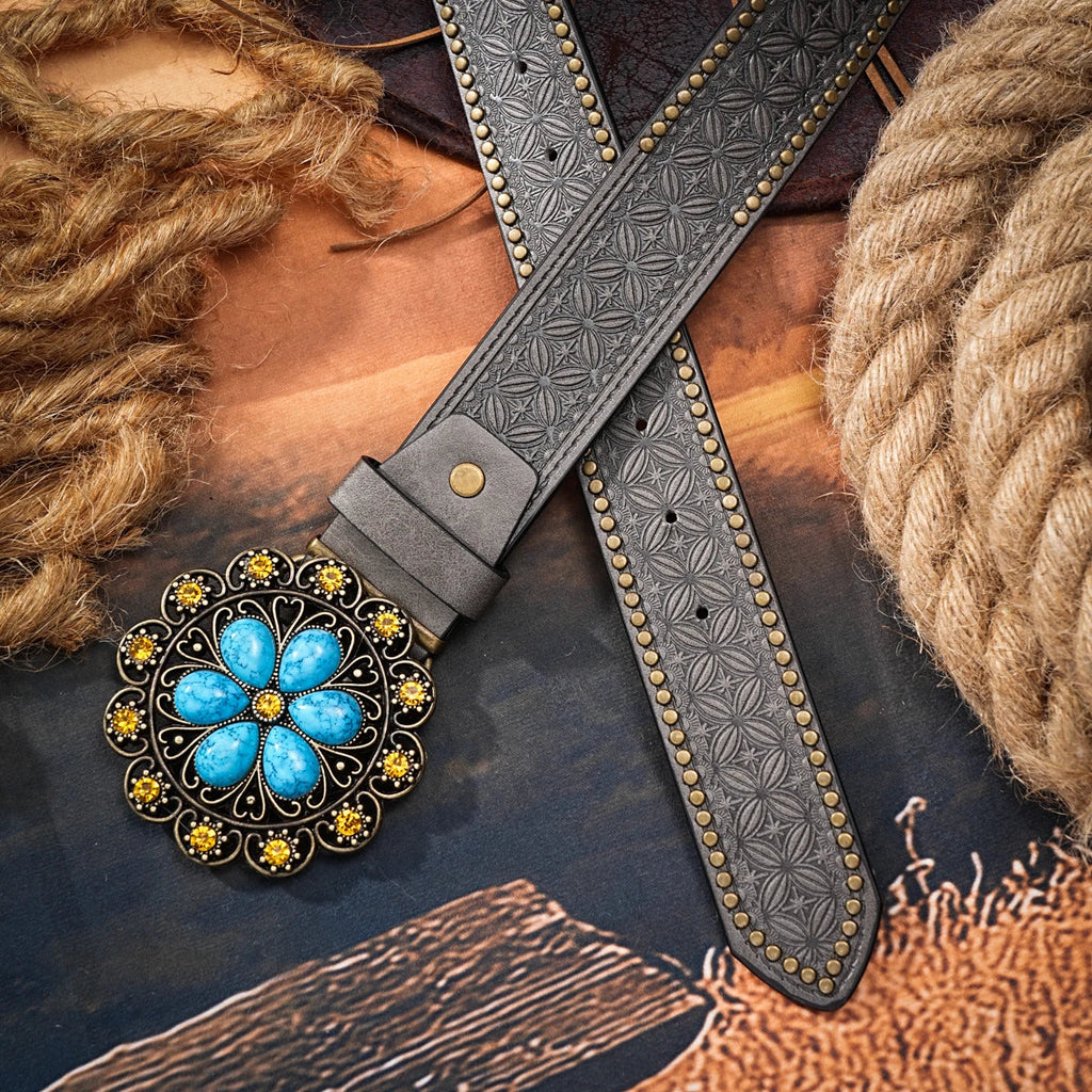 Dakota Western Floral Belt