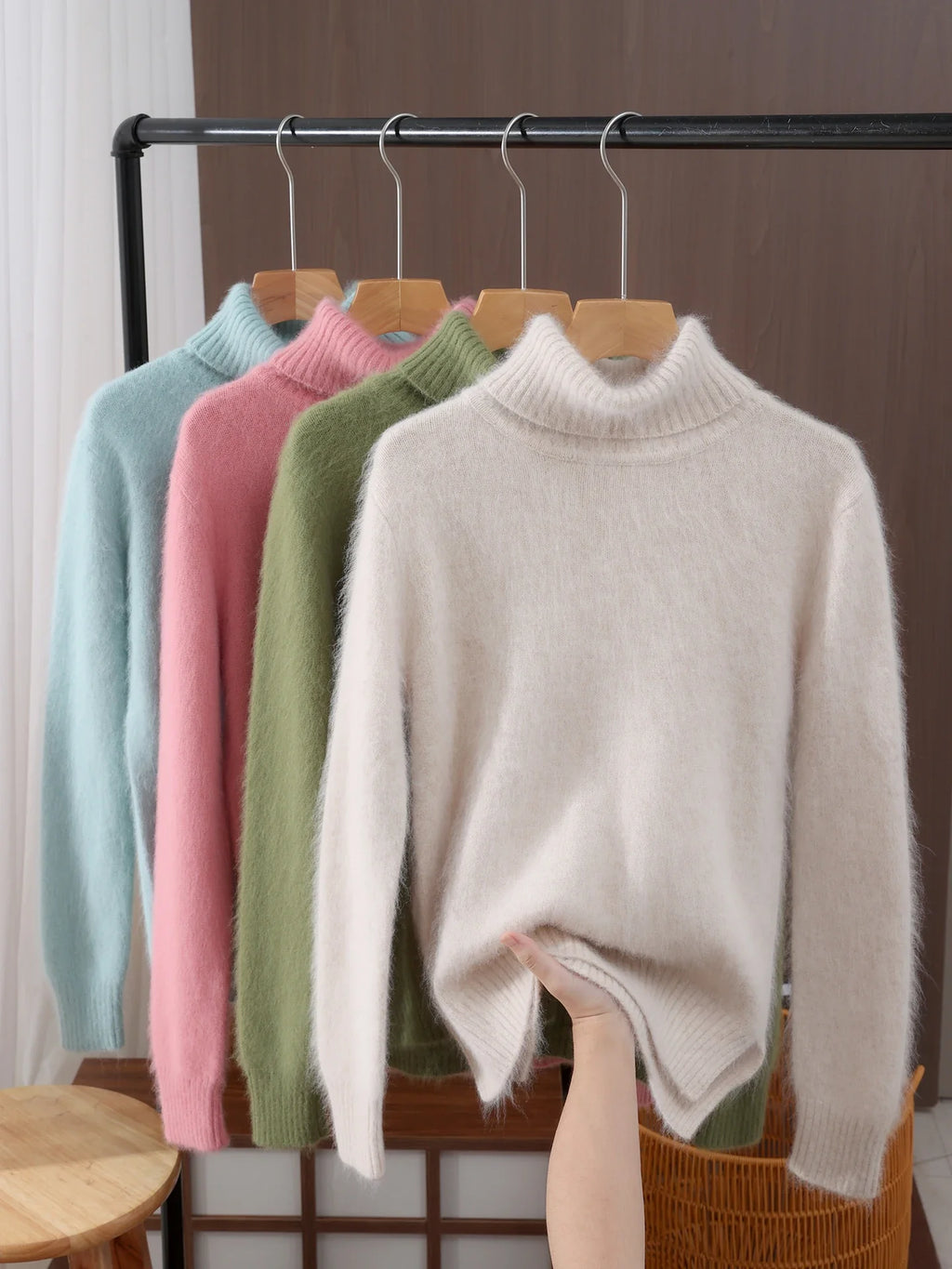 Amara Mink Cashmere Pullover