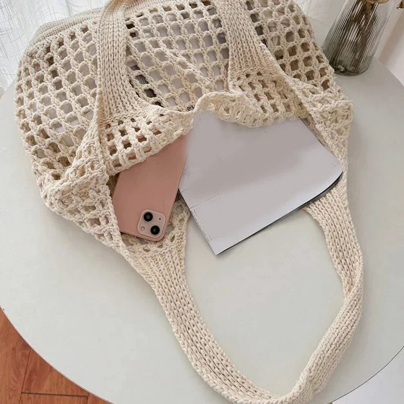 Lina Crochet Beach Bag