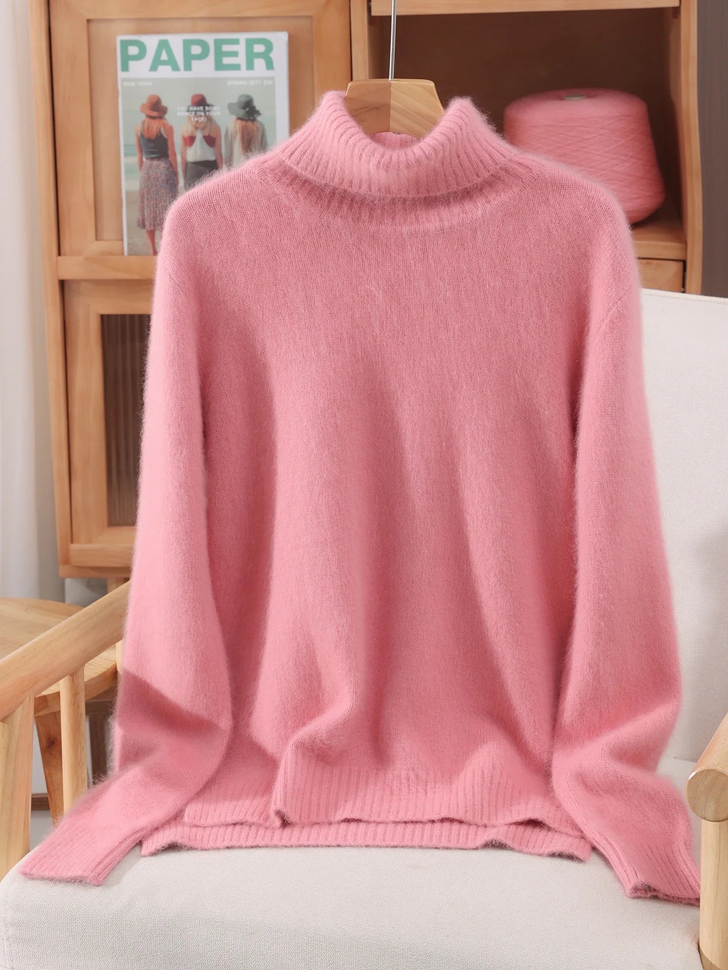 Amara Mink Cashmere Pullover