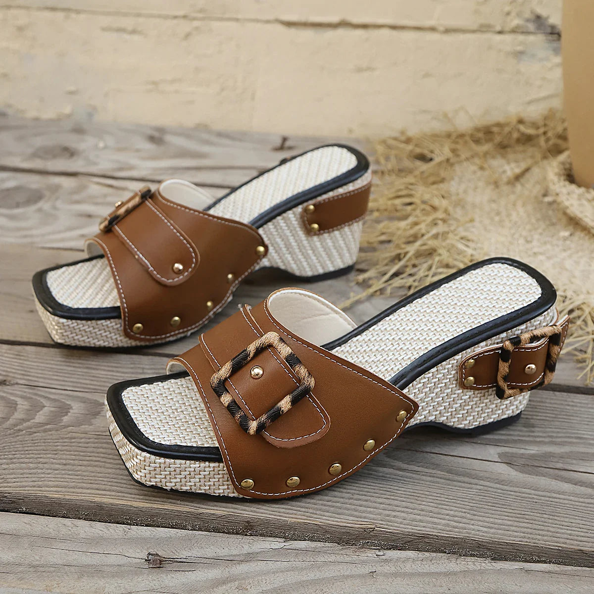 Olivia Wedge Sandals