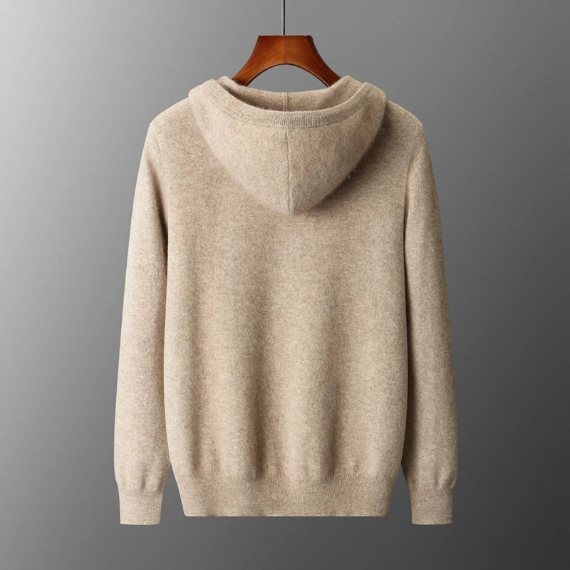 Ezra Cashmere Zip Hoodie