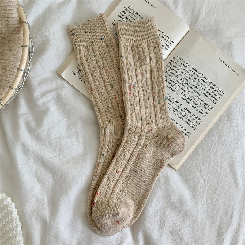 Aria Wool Crew Socks