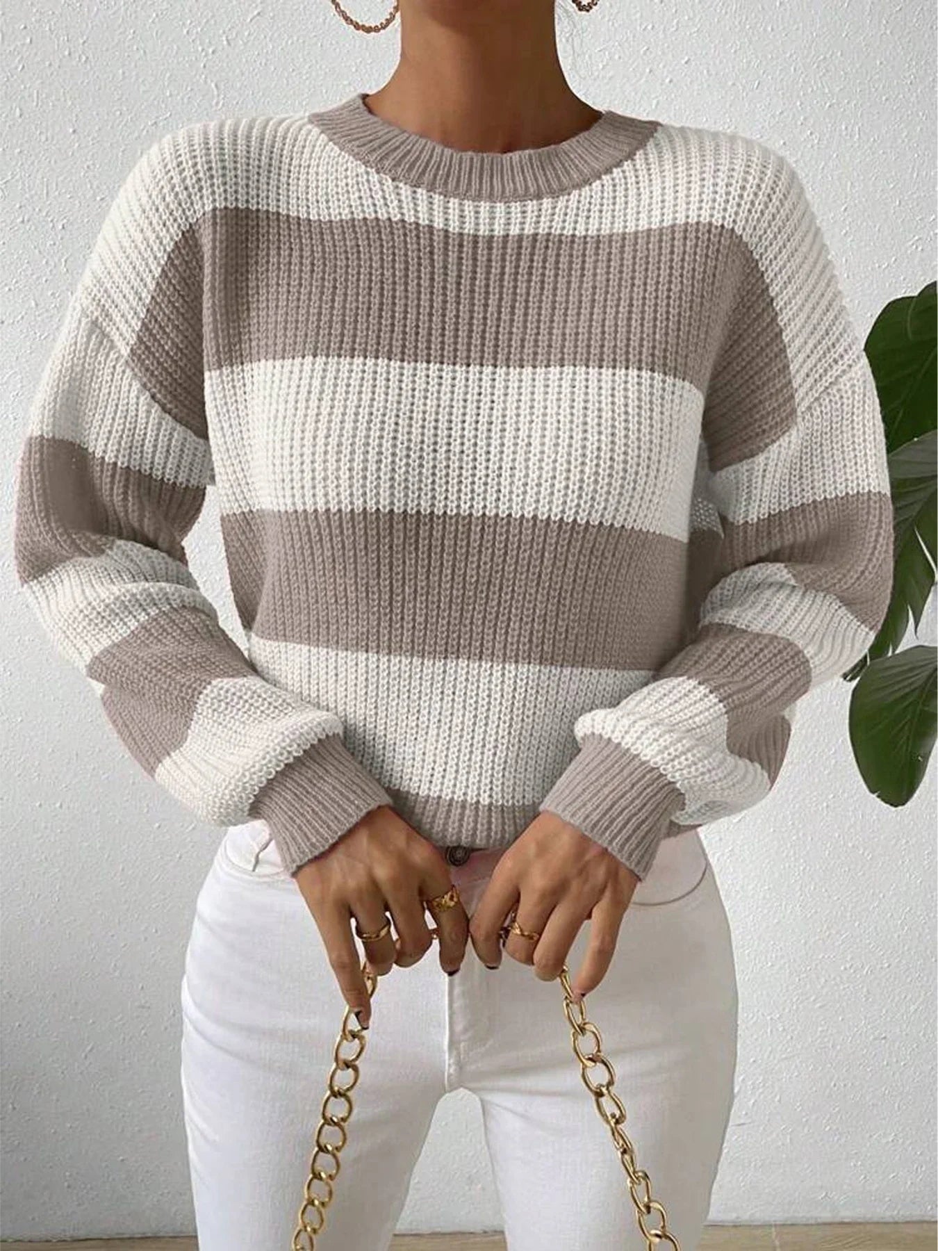 Sophie Striped Knit Sweater