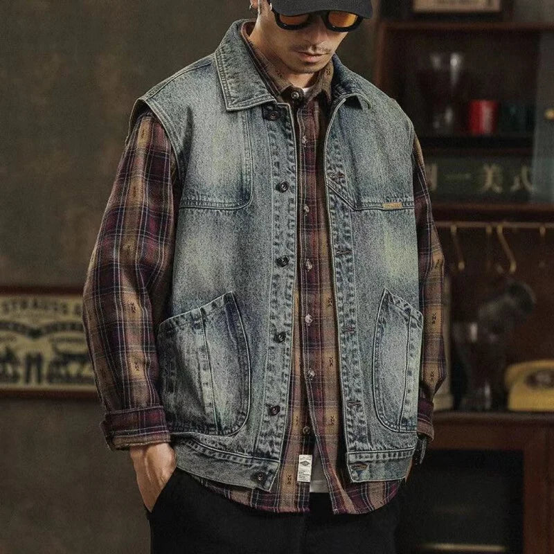 Mason Denim Work Vest