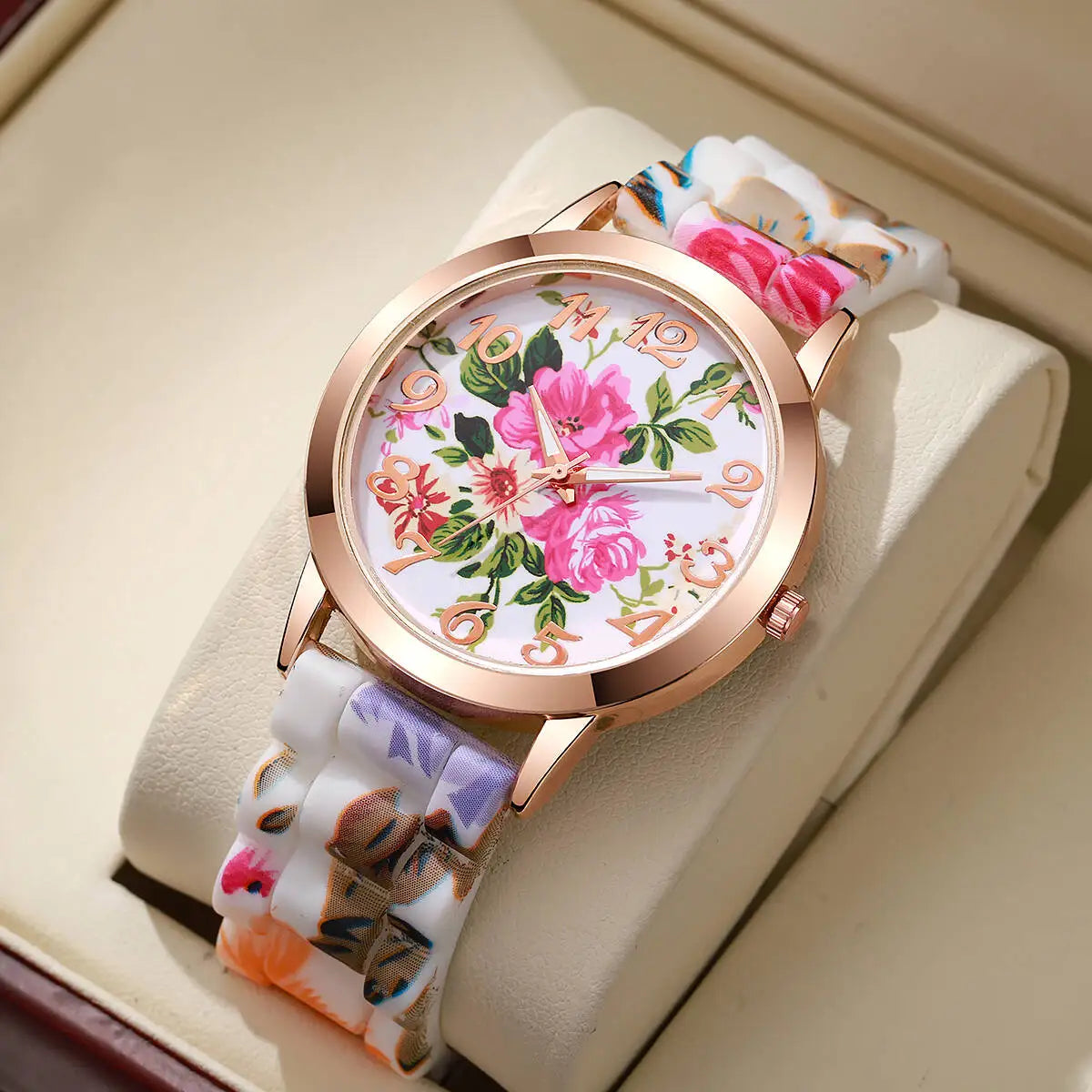 Flora Silicone Watch