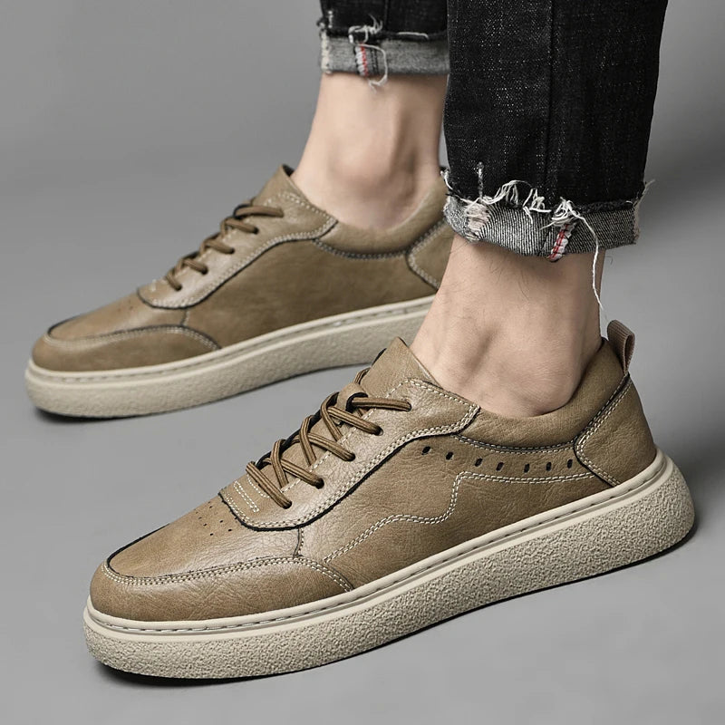 "Ziv" Genuine Leather Sneaker