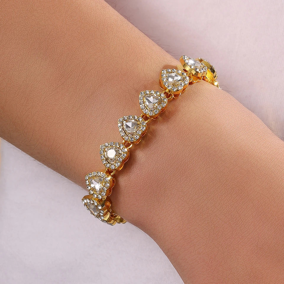 Martha Heart Diamond Bracelet