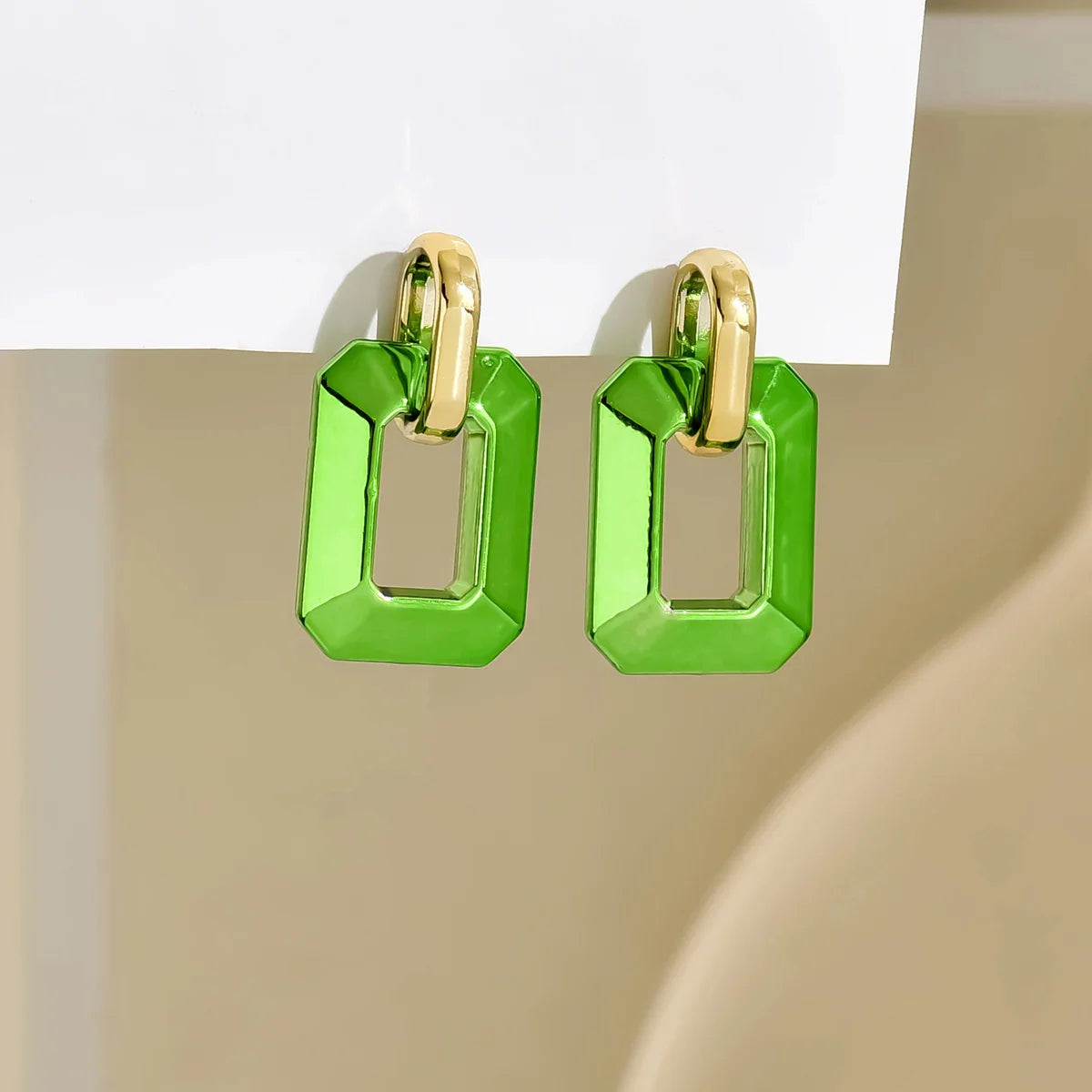 Lora Geometric Acrylic Earrings