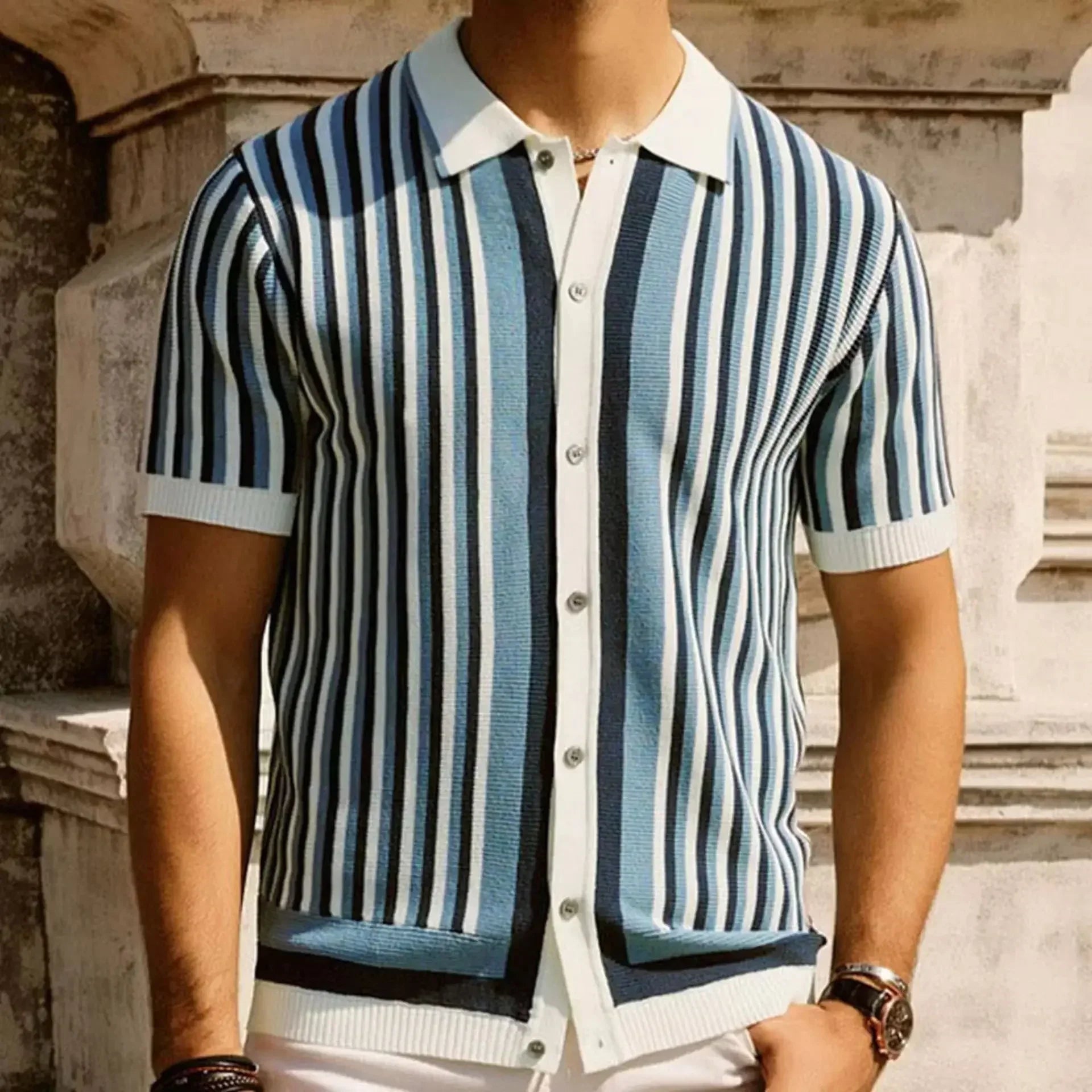 Men's Riviera Stripe Shirt