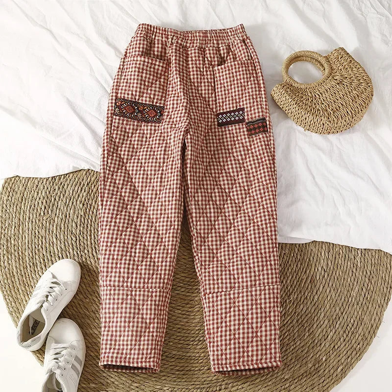 Freya Cotton Patchwork Pants