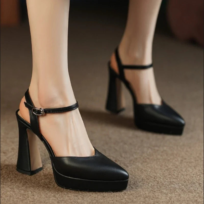 Teresa May Block Heels