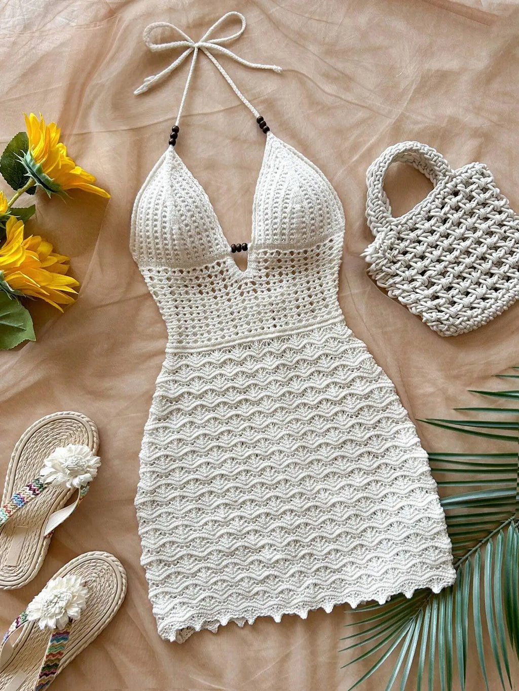 Soleia Crochet Beach Dress