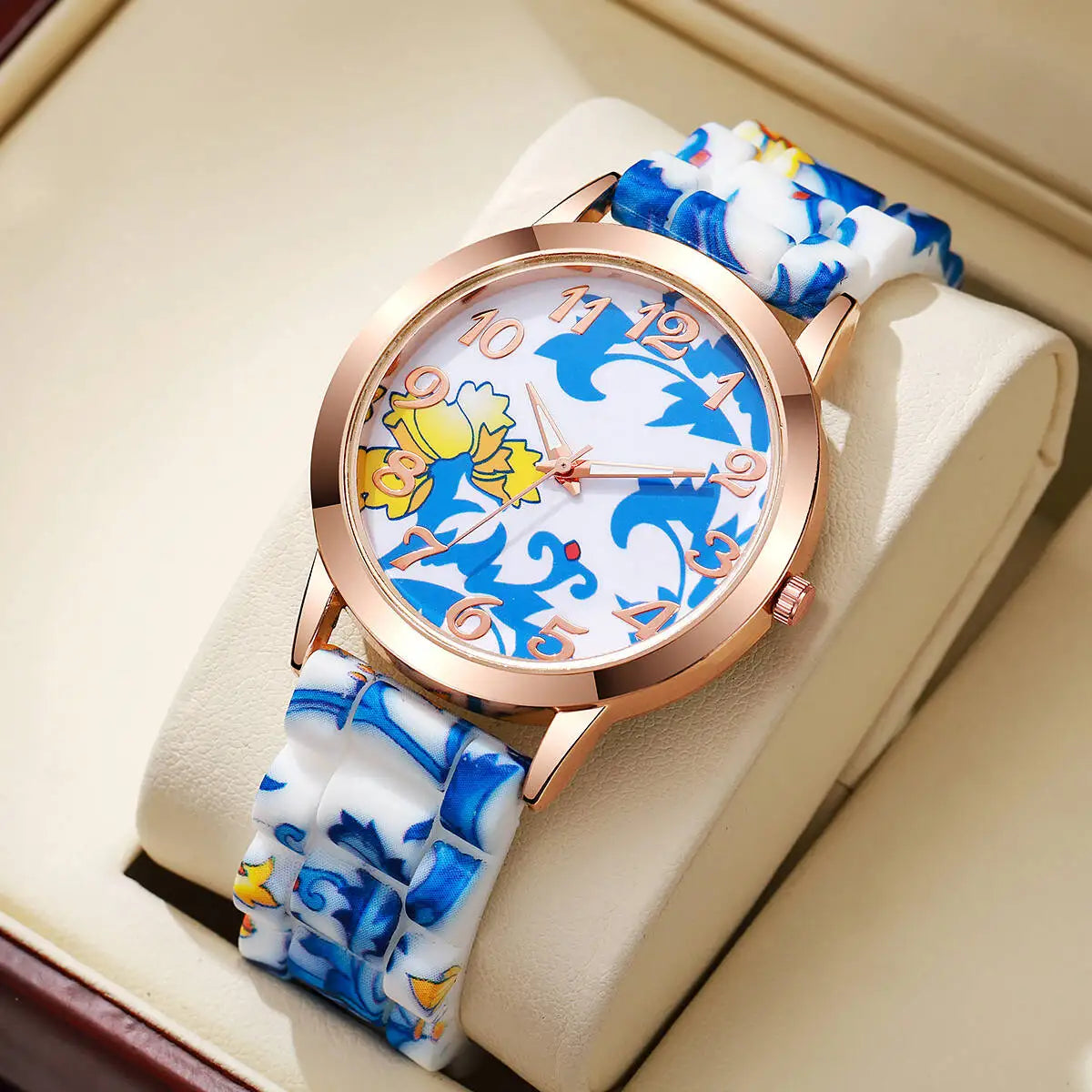 Flora Silicone Watch