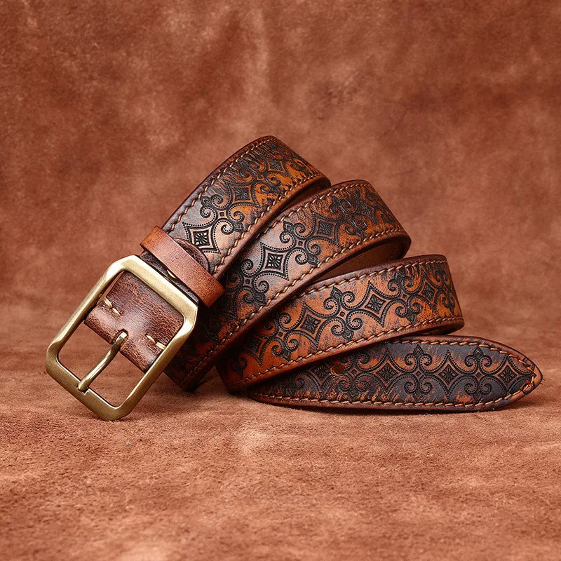 Dante Carved Belt