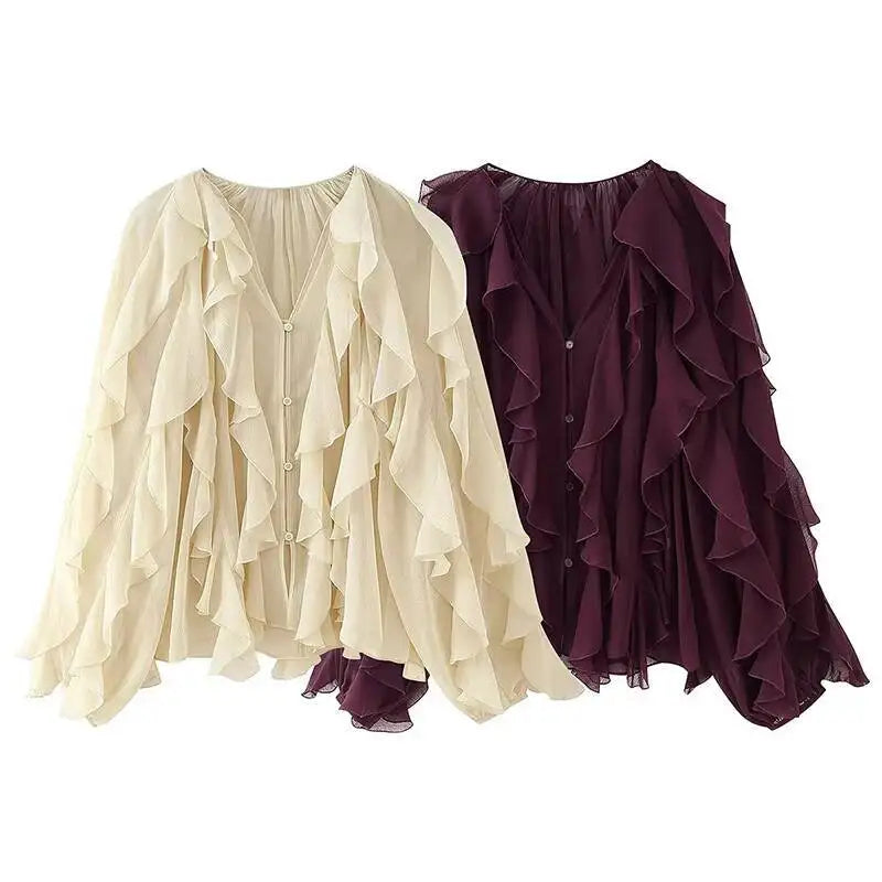 Bury Ruffle Blouse