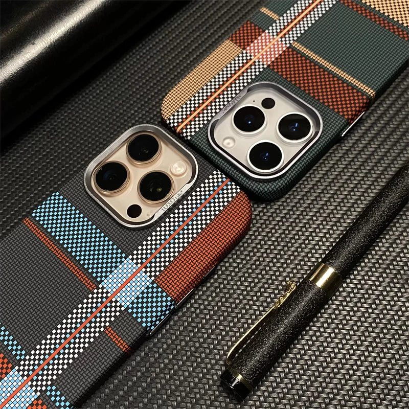 Stratos Plaid MagSafe Case