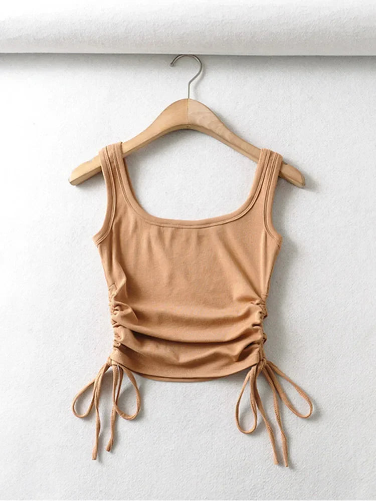 Aria Drawstring Tank