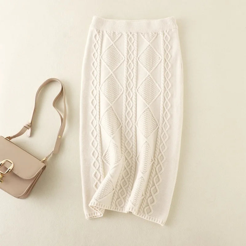 Elise Knitted Winter Skirt