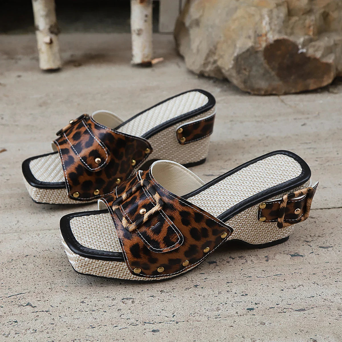 Olivia Wedge Sandals