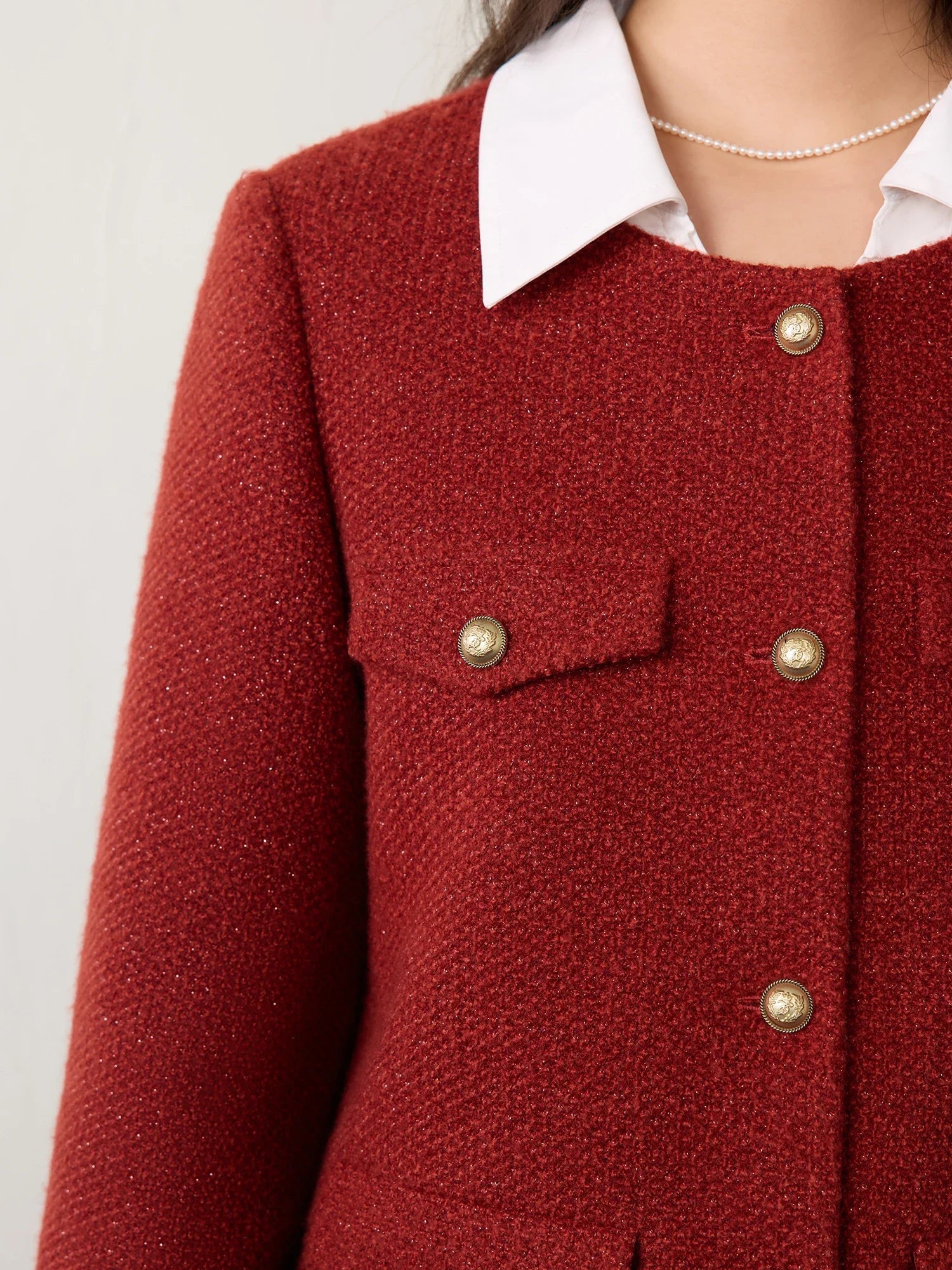 Clara Red Wool Set