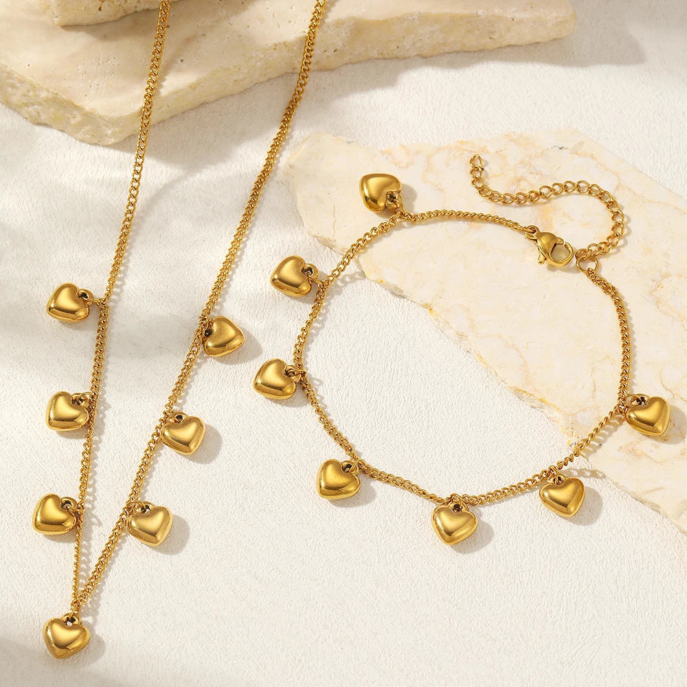 Amora Heart Jewelry Set