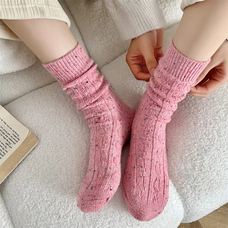 Aria Wool Crew Socks