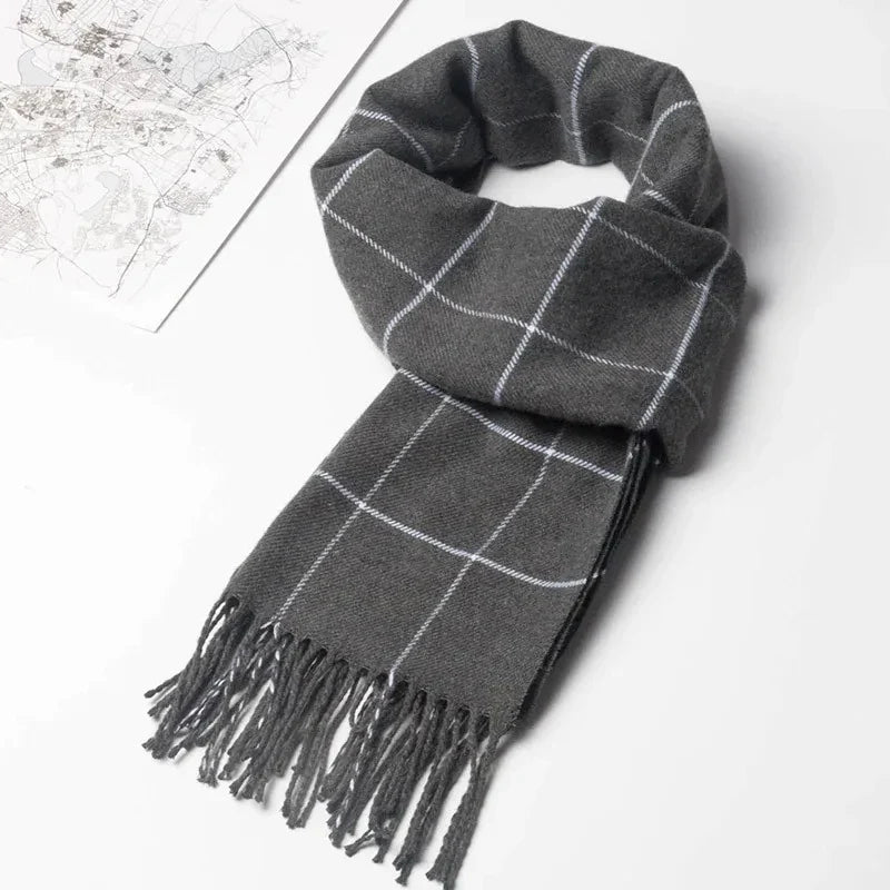 Owen Plaid Winter Scarf