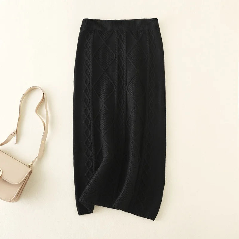 Elise Knitted Winter Skirt