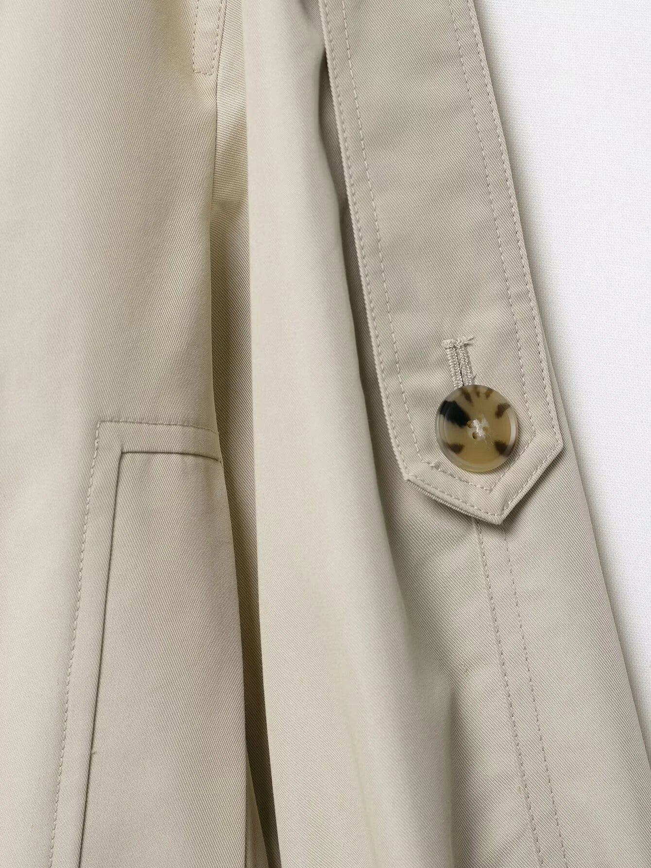 Camille Fur-Trim Trench