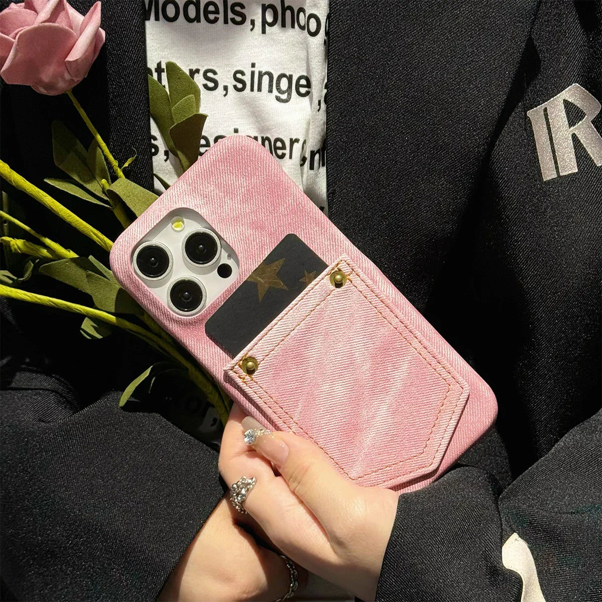 Denim Pocket iPhone Case