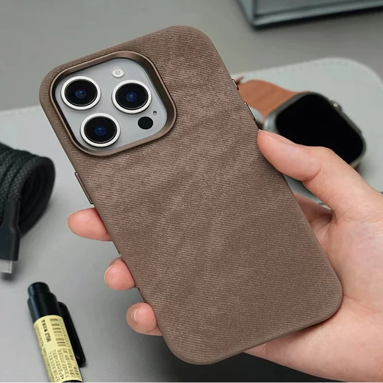 LuxeFiber Magnetic Leather Case