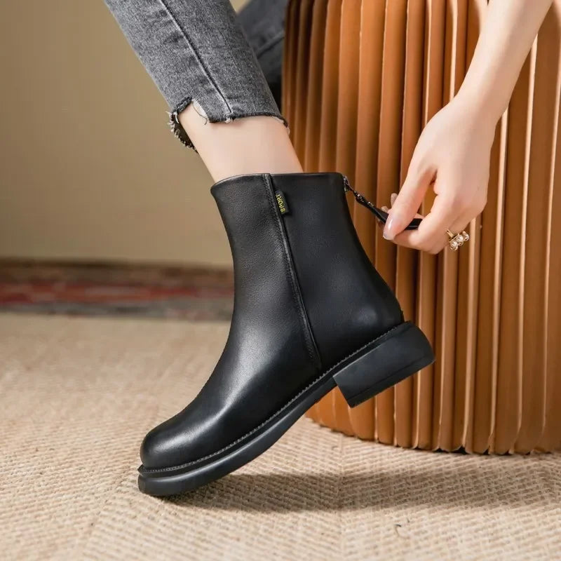 Collins™ | Premium Leather Ankle Boots