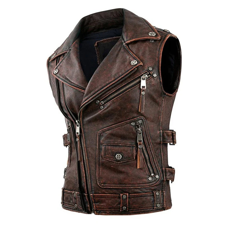 Classic Leather Vest
