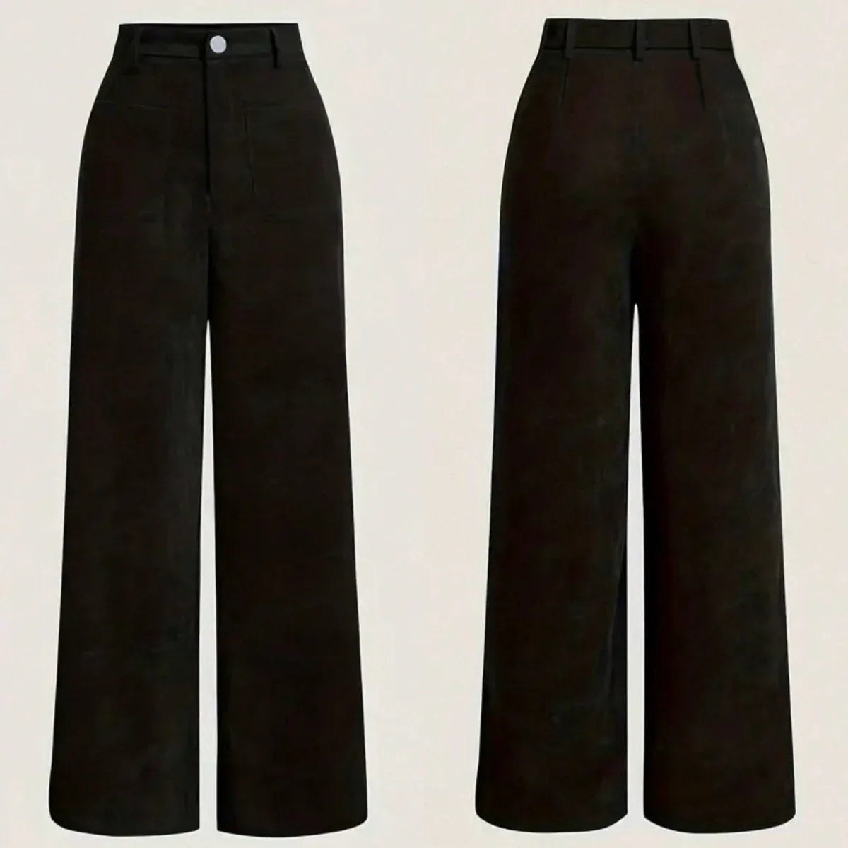 Nora Velvet Straight Pants