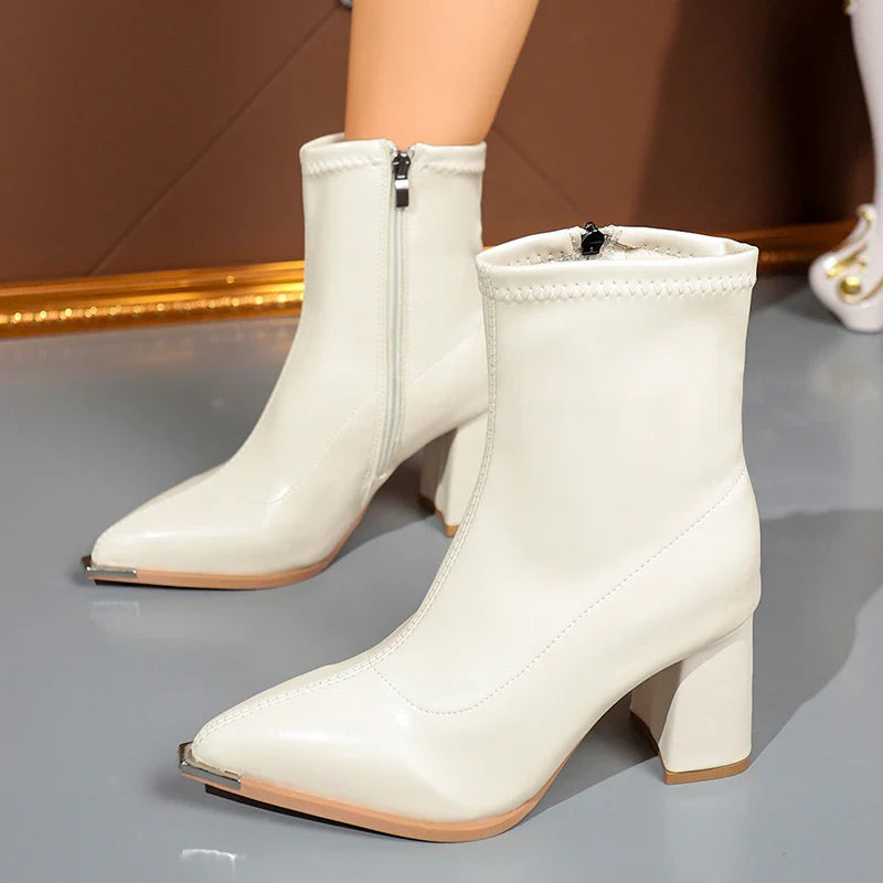 Sofia Grace Leather Boots