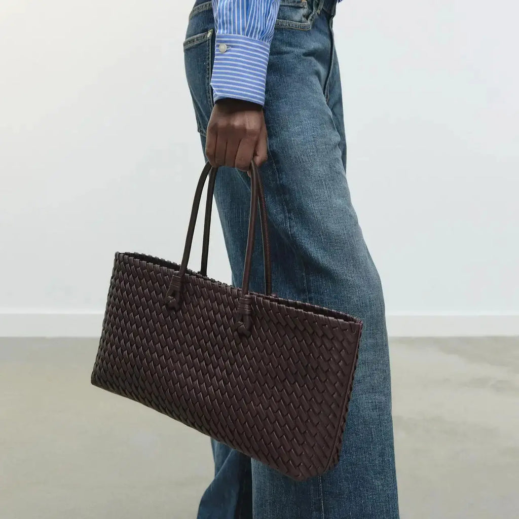 Selena™ Woven Leather Bag