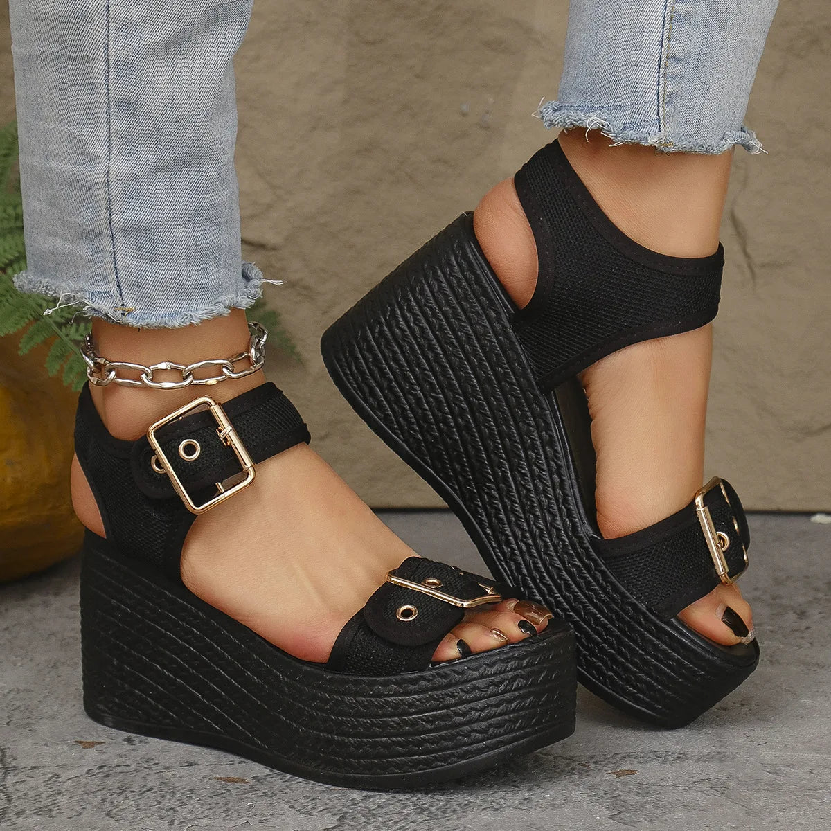 Victoria Platform Wedges
