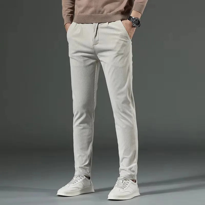 Slim Fit Corduroy Pants