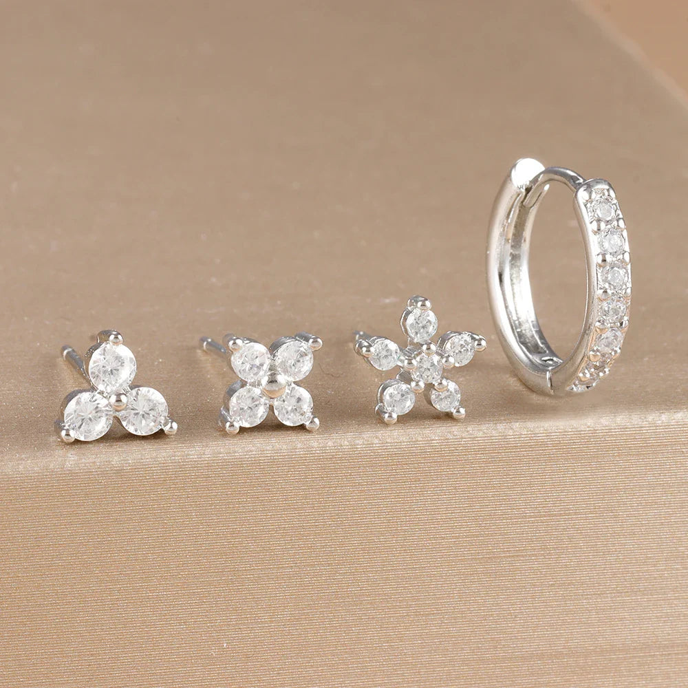 Aria Gold Earring Set