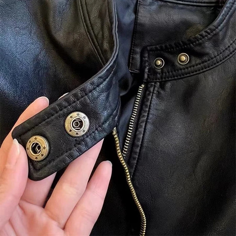 Livia Short Leather Jacket