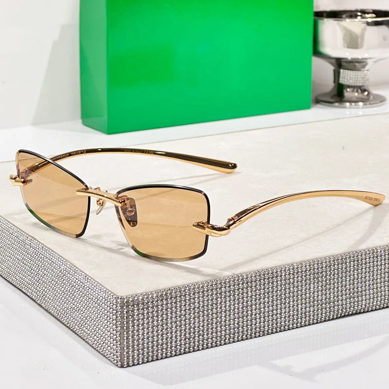 Liora Rimless Sunglasses