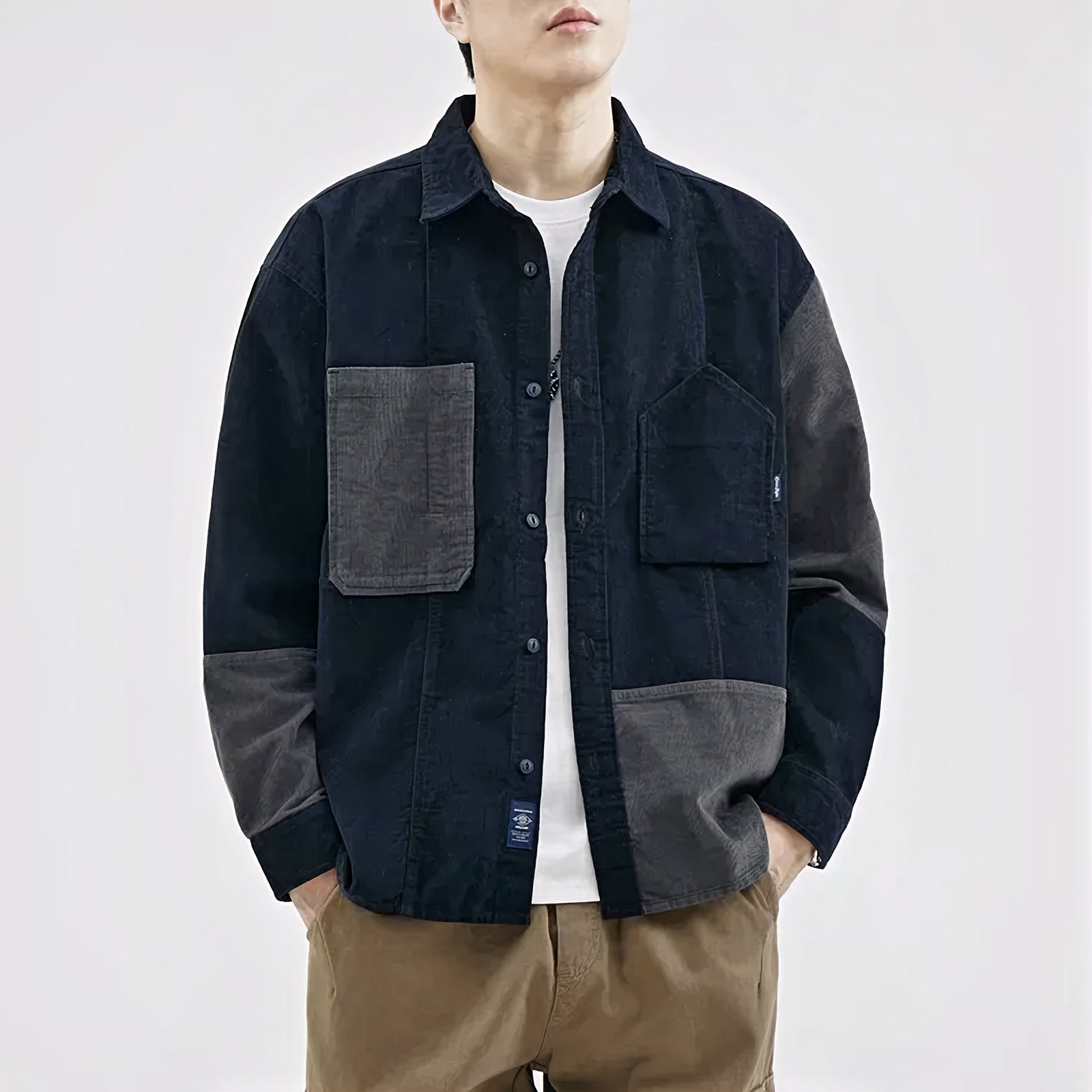 Two Tone Corduroy Jacket